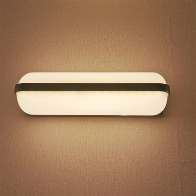 Modern Simplicity PC Box Shape LED Outdoor Wall Sconce Lamp