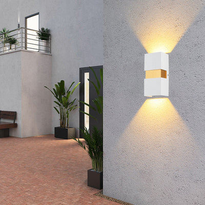 Modern Simple Aluminum Waterproof LED Outdoor Wall Sconce Lamp