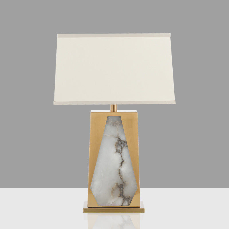 Modern Marble Natural Texture 1-Light Table Lamp