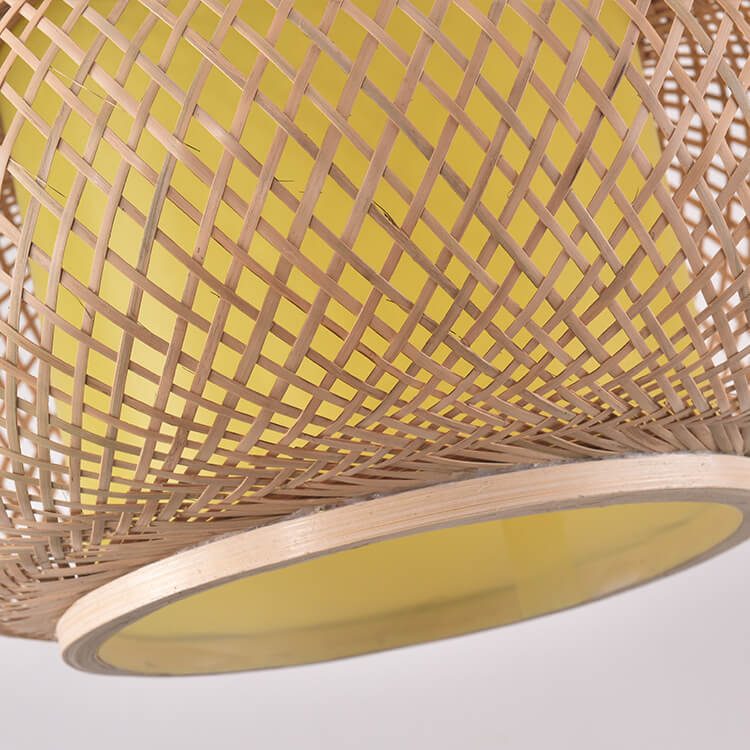 Bamboo Weaving Circle 1-Licht-LED-Unterputzbeleuchtung 