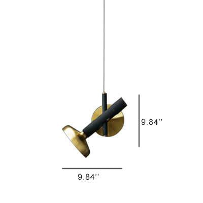 Postmoderne kreative Hardware 1-flammige minimalistische LED-Pendelleuchte 