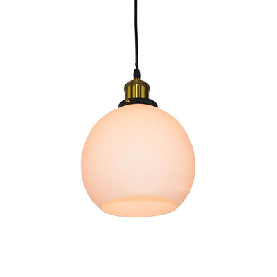 Scandinavian Modern Round Ball Glass 1-Light Pendant Light