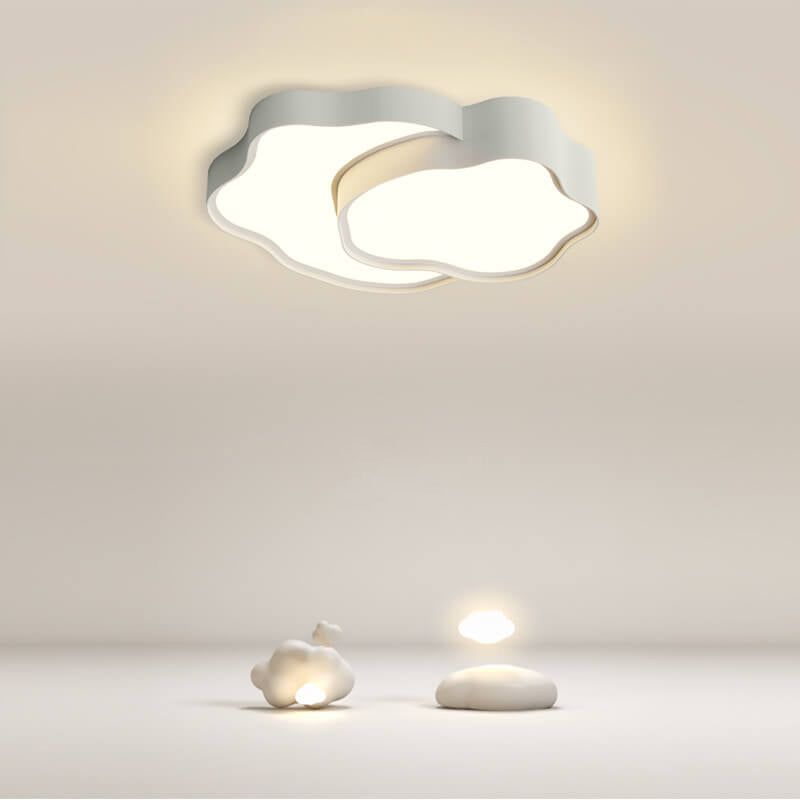 Nordic Minimalist Soft Cloud Design LED Flush Mount Ceiling Light