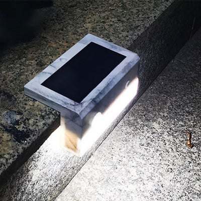 Simple Solar Square Step Light Induction Outdoor Garden Step Landscape Light