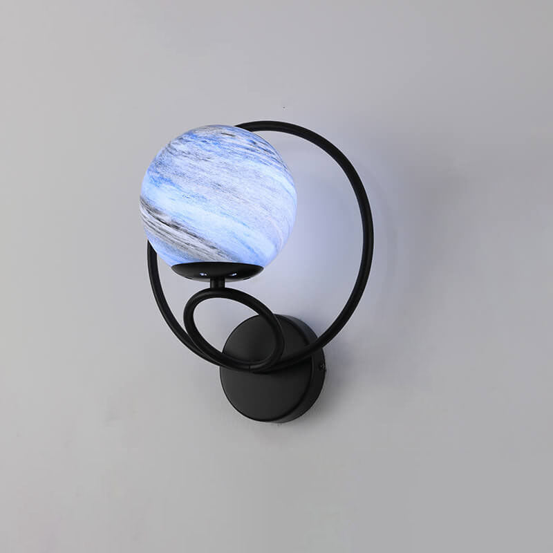 Nordic Creative Circle Planet Glaseisen 1-flammige Wandleuchte