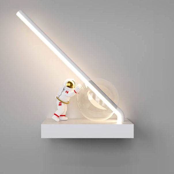 Moderne kreative Astronaut Ball LED-Wandleuchte 