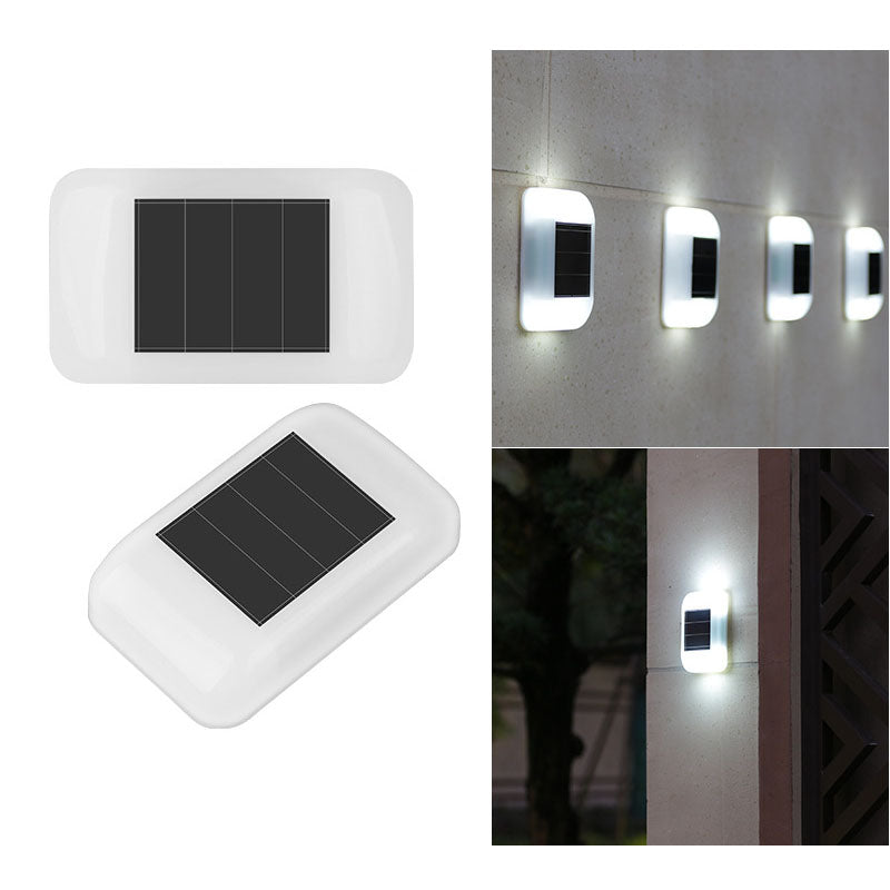 Solar Outdoor Modern Square Cage Body Sensor LED Wandleuchte Lampe 