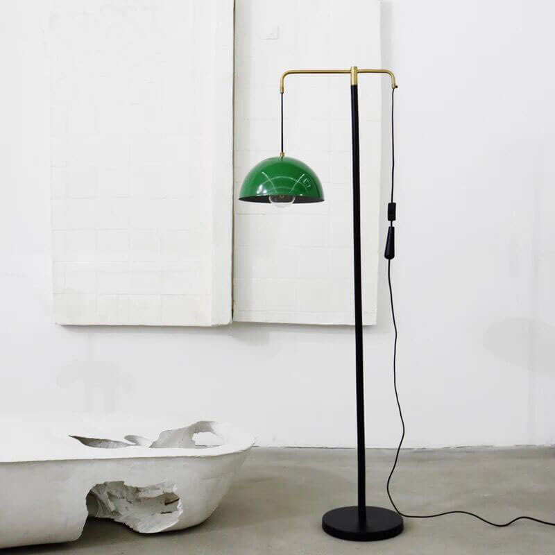 Lampadaire sur pied à 1 lumière en fer créatif minimaliste moderne 