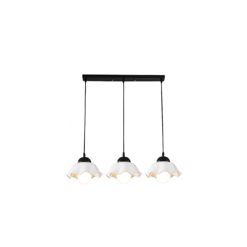 Nordic Rustic Hardware Ceramic 1/3-Light Pendant Light