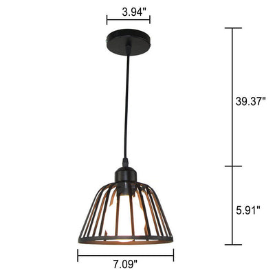 Modern Vintage Industrial Iron 1/3-Light Island Light Pendant Light