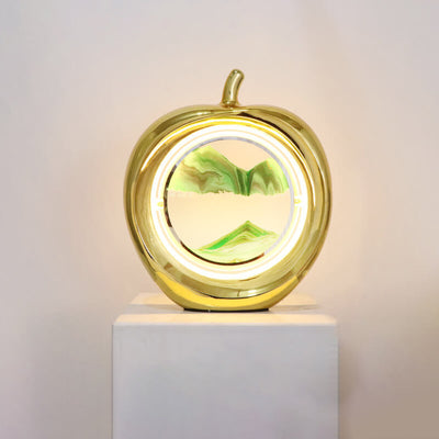 Creative Apple Quicksand Painting Dekorative Umgebungs-LED-Tischlampe