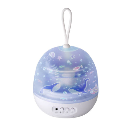 Modern Creative Rotating Star Ambient LED USB Rechargeable Portable Night Light Table Lamp