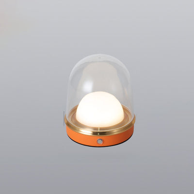 Lampe de table d'extérieur rechargeable à LED en acrylique, capsule spatiale créative nordique