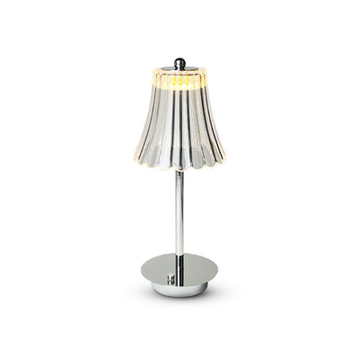 Nordic Creative Skirt Crystal Metal Touch LED Table Lamp