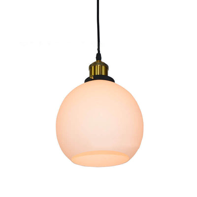 Scandinavian Modern Round Ball Glass 1-Light Pendant Light