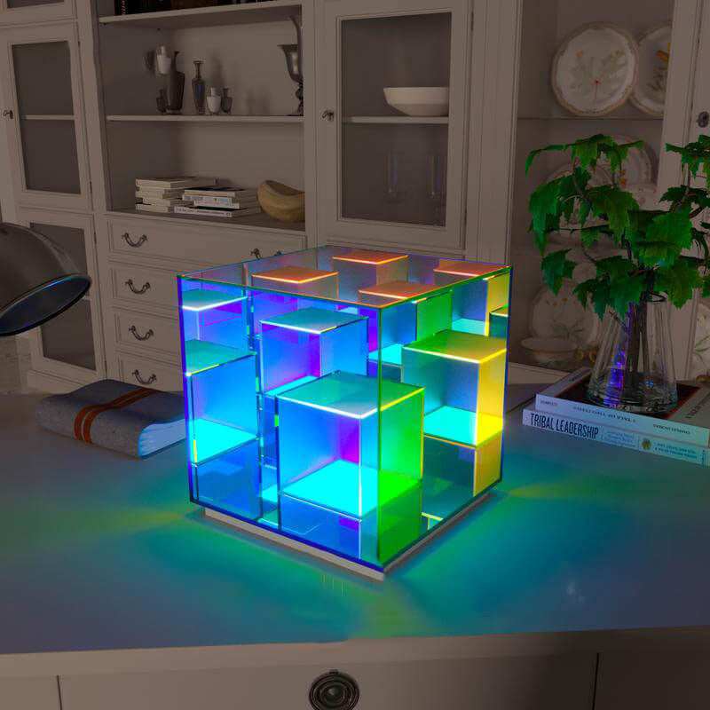 Lampe de table LED Rubik&