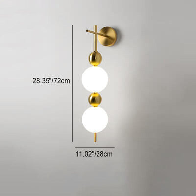 Nordic Minimalist Gourd String LED Wall Sconce Lamp