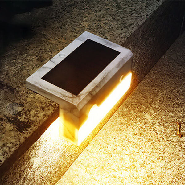 Simple Solar Square Step Light Induction Outdoor Garden Step Landscape Light