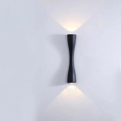 Contemporary Luxury Waterproof Aluminum Trumpet Shape LED Wall Sconce Lamp For Outdoor Patio