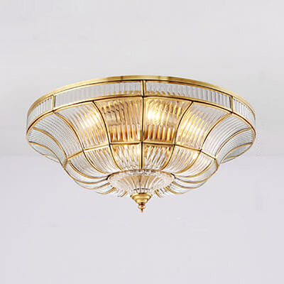 Modern Lights Luxury All-copper 3/6-Light Flush Mount Ceiling Light