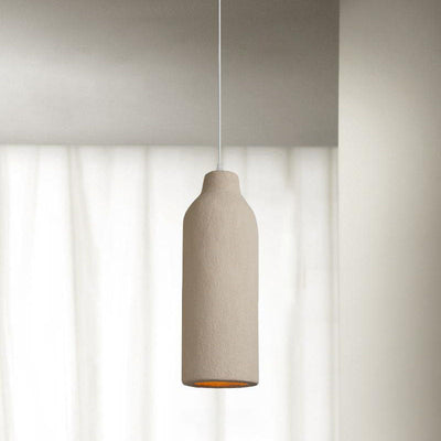 Contemporary Nordic Geometric Column 1-Light Pendant Light for Dining Room