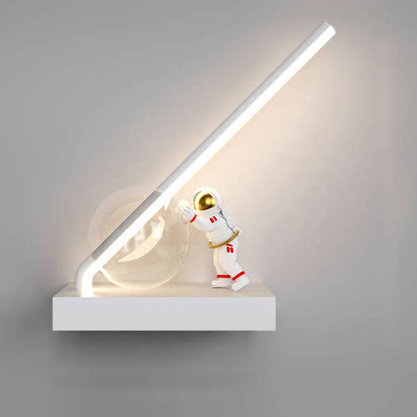 Moderne kreative Astronaut Ball LED-Wandleuchte 