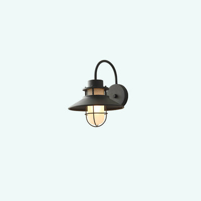 Outdoor Waterproof Iron Body 1-Light Outdoor Wall Sconce Lamp