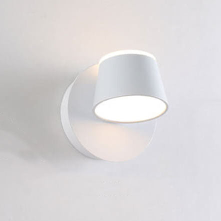 Abat-jour cylindrique rotatif nordique, 1/2/3 lumières, applique murale LED 