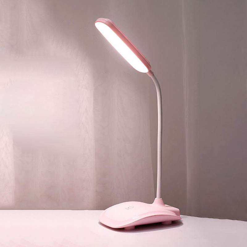 Einfach verstellbarer Schlauch Touch stufenlos dimmbare LED-Schreibtischlampe