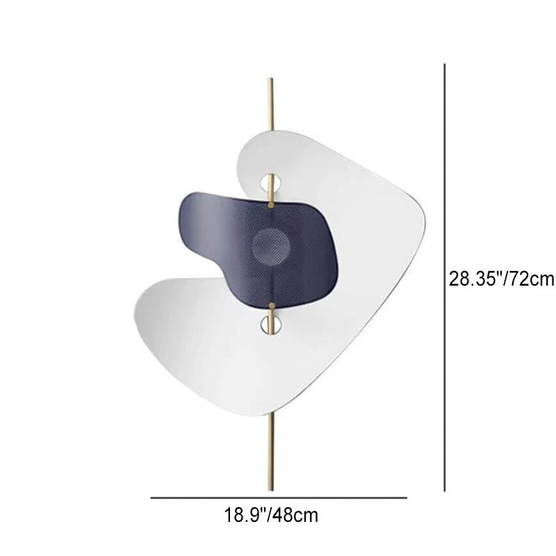 Moderne minimalistische drehbare LED-Wandleuchte