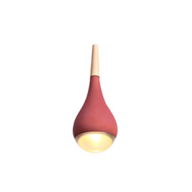 Nordic Industrial Water Drop Shape Cement LED Pendant Light