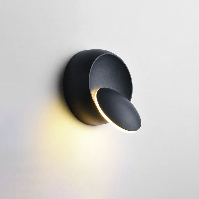 Modern Minimalist Round Pot Frosted LED Wall Sconce Lamp