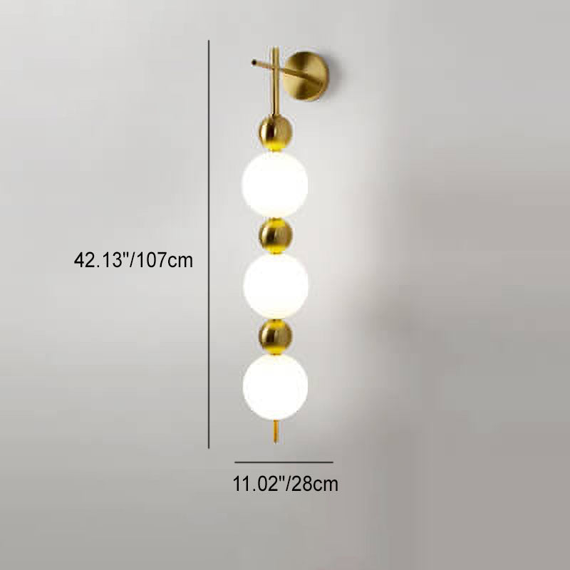 Nordic Minimalist Gourd String LED Wall Sconce Lamp