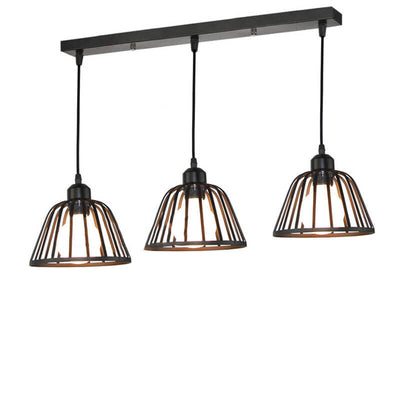 Modern Vintage Industrial Iron 1/3-Light Island Light Pendant Light