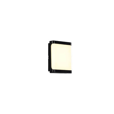 Outdoor Waterproof Square Flat Geometric Patio LED Wall Sconce Lamp