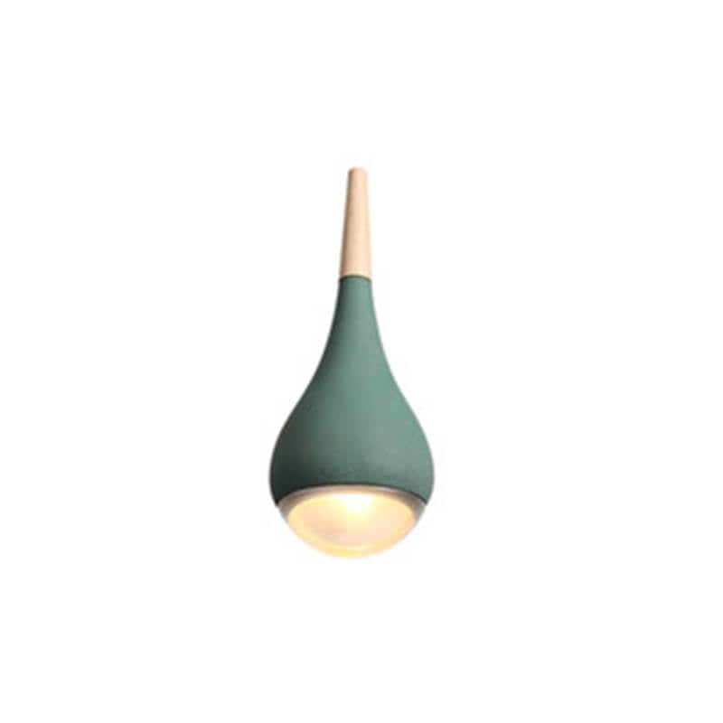 Nordic Industrial Water Drop Shape Cement LED Pendant Light