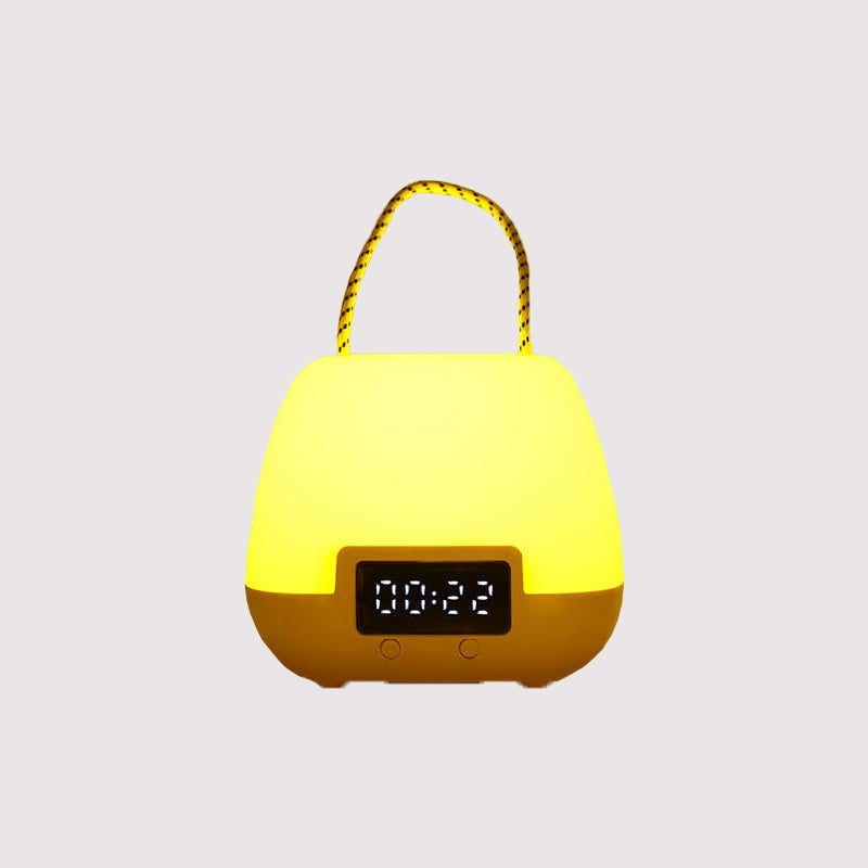 Creative Portable Clock LED Night Light Table Lamp