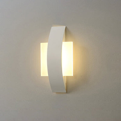 Applique murale LED à anneau géométrique acrylique minimaliste moderne 