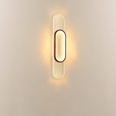 Creative Luxury Ring Acrylic Aluminum LED Wall Sconce Lamp