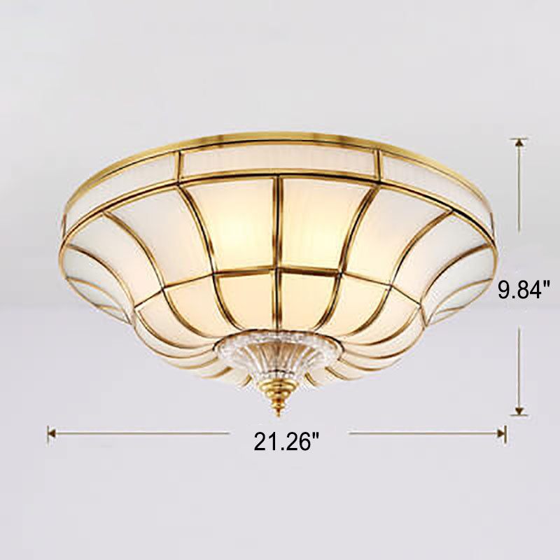 Modern Lights Luxury All-copper 3/6-Light Flush Mount Ceiling Light