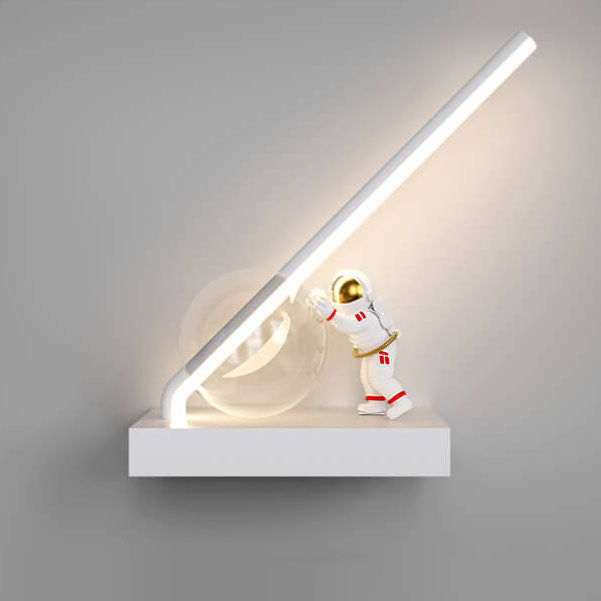 Moderne kreative Astronaut Ball LED-Wandleuchte 