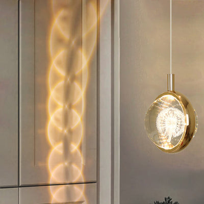 Creative Three-dimensional Crystal Ball Multi-style LED Pendant Light