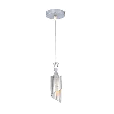 Modern Creative Aluminum Column Geometry 1-Light Pendant Light