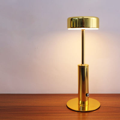 Creative Retro Cylindrical LED Charging Night Light Table Lamp