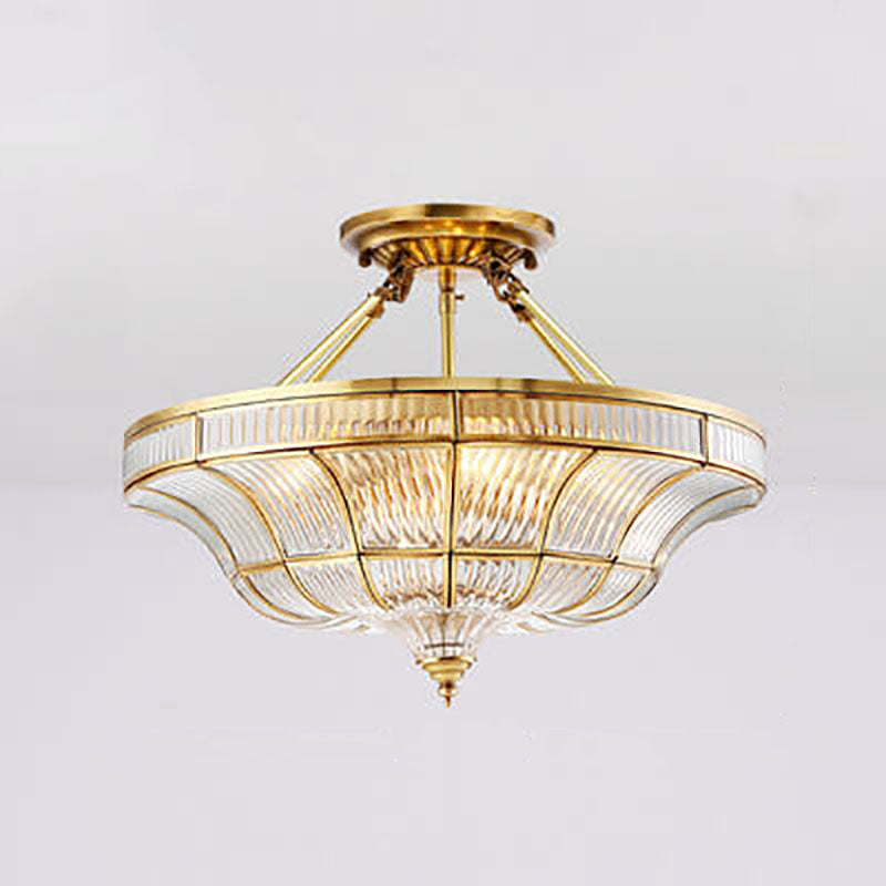 Modern Lights Luxury All-copper 3/6-Light Flush Mount Ceiling Light