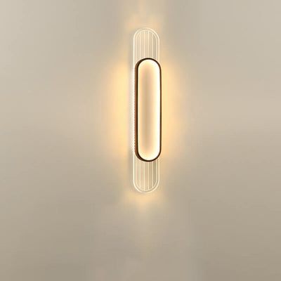 Kreative Luxus-Ring-Acryl-Aluminium-LED-Wandleuchte 