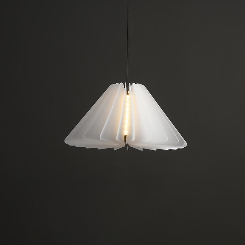 Modern Minimalist Pure White Creative Shape PE LED Pendant Light