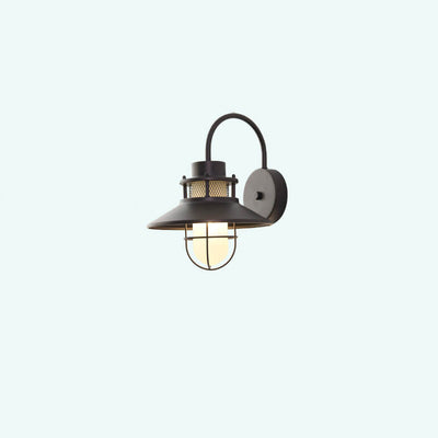 Outdoor Waterproof Iron Body 1-Light Outdoor Wall Sconce Lamp