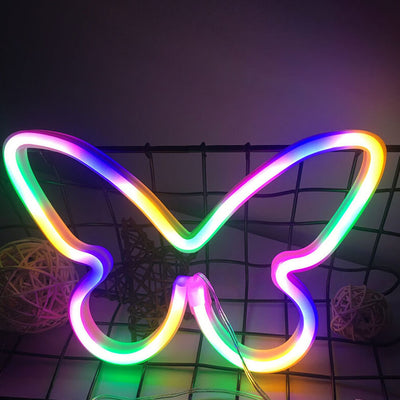 Creative Neon Butterfly LED Battery/USB Decorative Neon Light