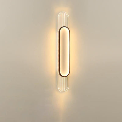 Kreative Luxus-Ring-Acryl-Aluminium-LED-Wandleuchte 